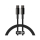 Kabel Baseus Kabel CATWJ-01 USB-C - USB-C PD QC 100W 5A 1m - czarny